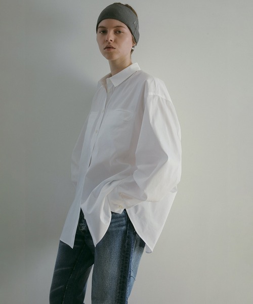 MANOF（マノフ）の「MULTIWAY SHIRTS（シャツ/ブラウス・レディース・ホワイト/ベージュ/ブルー・S/M）」の12枚目の写真