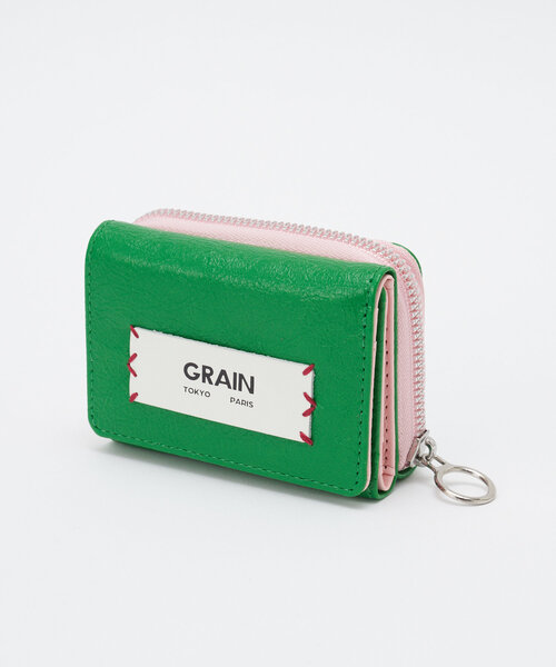 「高評価！」注目のレビュ GRAIN/グレイン】三つ折りバイカラーウォレット（財布）｜GRAIN 小物