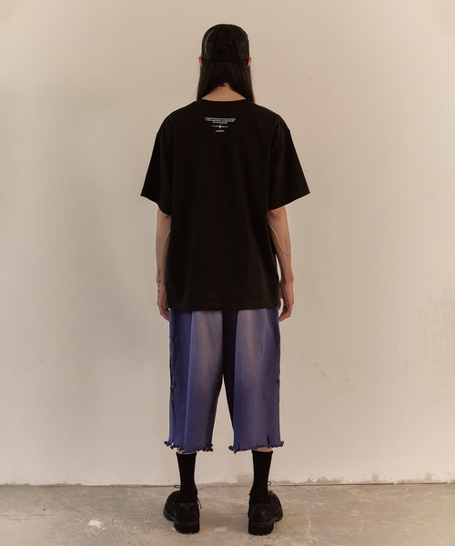 LIBERE（リベーレ）の「LIBERE リベーレ / LOGO SWEAT HALF PANTS ワイドシルエットスウェットハーフパンツ / 251302-251303（その他パンツ・メンズ・ブルー系その他/ブラック・LARGE/MEDIUM/SMALL）」の14枚目の写真