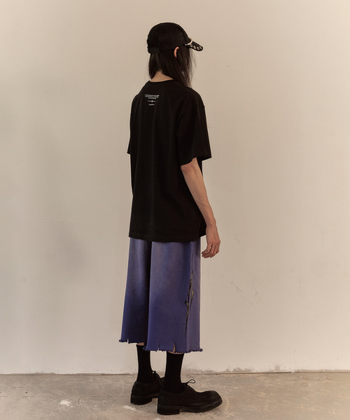 LIBERE（リベーレ）の「LIBERE リベーレ / LOGO SWEAT HALF PANTS ワイドシルエットスウェットハーフパンツ / 251302-251303（その他パンツ・メンズ・ブルー系その他/ブラック・LARGE/MEDIUM/SMALL）」の13枚目の写真