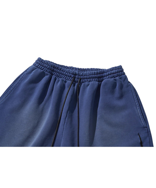 LIBERE（リベーレ）の「LIBERE リベーレ / LOGO SWEAT HALF PANTS ワイドシルエットスウェットハーフパンツ / 251302-251303（その他パンツ・メンズ・ブルー系その他/ブラック・LARGE/MEDIUM/SMALL）」の5枚目の写真