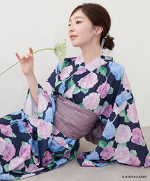 natural couture | 【日比谷花壇コラボ】すぽんちょ浴衣(浴衣)