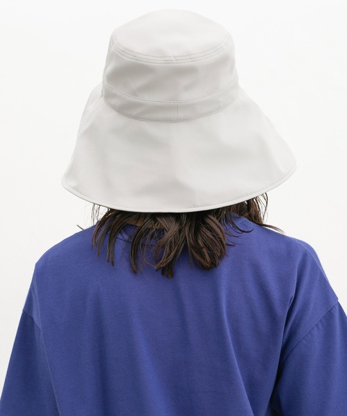 Honeys（ハニーズ）の「【ＵＶカット・接触冷感・吸水速乾】遮光１００％つば広ハット（ハット・レディース・ブラック/ライトグレー/ベージュ・FREE）」の12枚目の写真