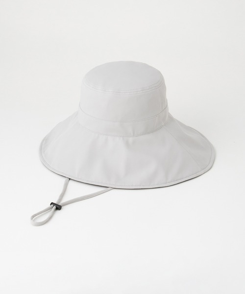 Honeys（ハニーズ）の「【ＵＶカット・接触冷感・吸水速乾】遮光１００％つば広ハット（ハット・レディース・ブラック/ライトグレー/ベージュ・FREE）」の15枚目の写真