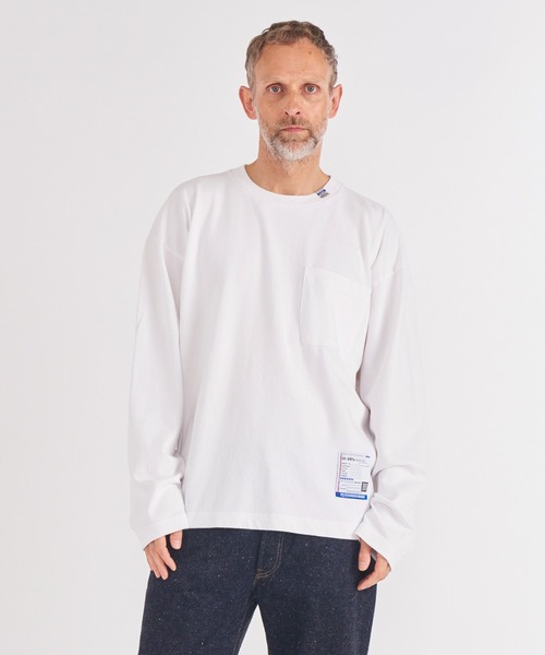 In・stru(men-tal).（インストルメンタル）の「【Maison MIHARAYASUHIRO / メゾンミハラヤスヒロ】HEAVY WEIGHT JERSEY POCKET LS TEE（Tシャツ/カットソー・メンズ・ライトグレー/ホワイト/ブラック・48/46/44）」の2枚目の写真