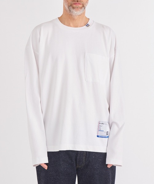 In・stru(men-tal).（インストルメンタル）の「【Maison MIHARAYASUHIRO / メゾンミハラヤスヒロ】HEAVY WEIGHT JERSEY POCKET LS TEE（Tシャツ/カットソー・メンズ・ライトグレー/ホワイト/ブラック・48/46/44）」の5枚目の写真