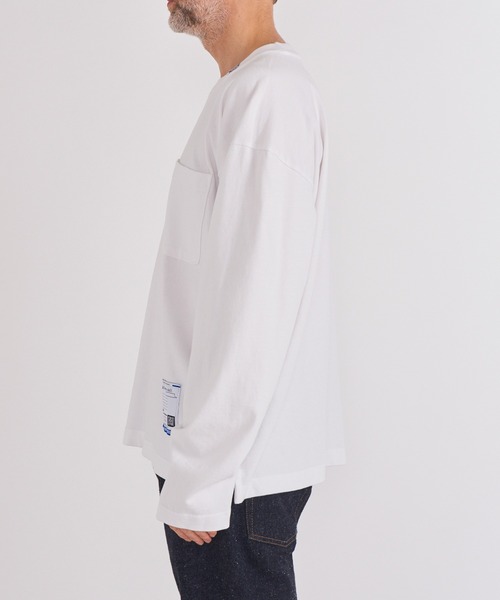 In・stru(men-tal).（インストルメンタル）の「【Maison MIHARAYASUHIRO / メゾンミハラヤスヒロ】HEAVY WEIGHT JERSEY POCKET LS TEE（Tシャツ/カットソー・メンズ・ライトグレー/ホワイト/ブラック・48/46/44）」の6枚目の写真