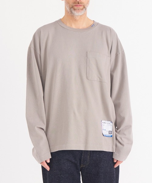 In・stru(men-tal).（インストルメンタル）の「【Maison MIHARAYASUHIRO / メゾンミハラヤスヒロ】HEAVY WEIGHT JERSEY POCKET LS TEE（Tシャツ/カットソー・メンズ・ライトグレー/ホワイト/ブラック・48/46/44）」の18枚目の写真