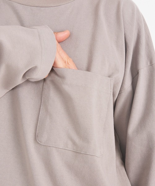 In・stru(men-tal).（インストルメンタル）の「【Maison MIHARAYASUHIRO / メゾンミハラヤスヒロ】HEAVY WEIGHT JERSEY POCKET LS TEE（Tシャツ/カットソー・メンズ・ライトグレー/ホワイト/ブラック・48/46/44）」の13枚目の写真