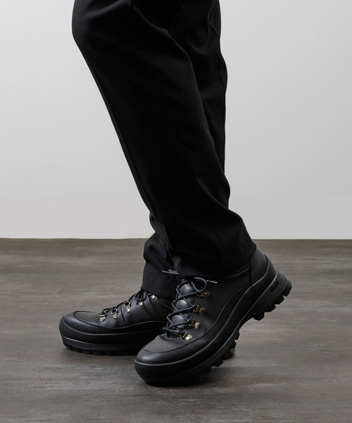 PADRONE(パドローネ)の「PADRONE パドローネ / TREKKING SHOES with 884C Vibram ビブラムソールトレッキングシューズ 日本製 / PU8840-2007(ブーツ・メンズ・ブラック・40/41/42/43)」の3枚目の写真