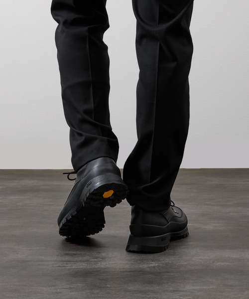 PADRONE(パドローネ)の「PADRONE パドローネ / TREKKING SHOES with 884C Vibram ビブラムソールトレッキングシューズ 日本製 / PU8840-2007(ブーツ・メンズ・ブラック・40/41/42/43)」の4枚目の写真