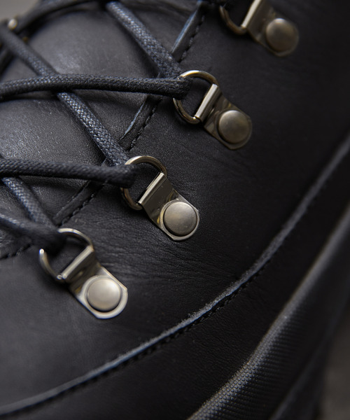 PADRONE(パドローネ)の「PADRONE パドローネ / TREKKING SHOES with 884C Vibram ビブラムソールトレッキングシューズ 日本製 / PU8840-2007(ブーツ・メンズ・ブラック・40/41/42/43)」の9枚目の写真