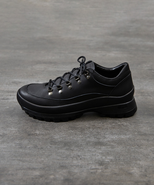PADRONE(パドローネ)の「PADRONE パドローネ / TREKKING SHOES with 884C Vibram ビブラムソールトレッキングシューズ 日本製 / PU8840-2007(ブーツ・メンズ・ブラック・40/41/42/43)」の10枚目の写真