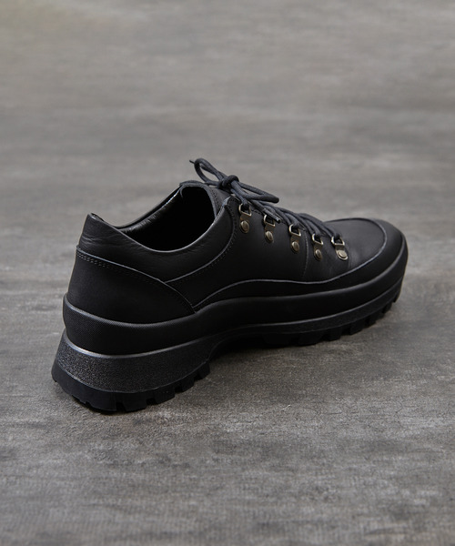 PADRONE(パドローネ)の「PADRONE パドローネ / TREKKING SHOES with 884C Vibram ビブラムソールトレッキングシューズ 日本製 / PU8840-2007(ブーツ・メンズ・ブラック・40/41/42/43)」の13枚目の写真