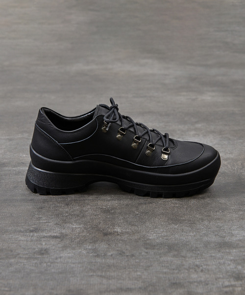 PADRONE(パドローネ)の「PADRONE パドローネ / TREKKING SHOES with 884C Vibram ビブラムソールトレッキングシューズ 日本製 / PU8840-2007(ブーツ・メンズ・ブラック・40/41/42/43)」の14枚目の写真
