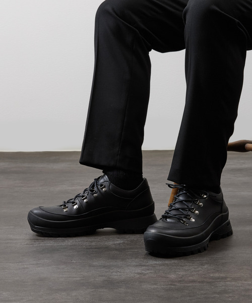 PADRONE(パドローネ)の「PADRONE パドローネ / TREKKING SHOES with 884C Vibram ビブラムソールトレッキングシューズ 日本製 / PU8840-2007(ブーツ・メンズ・ブラック・40/41/42/43)」の17枚目の写真