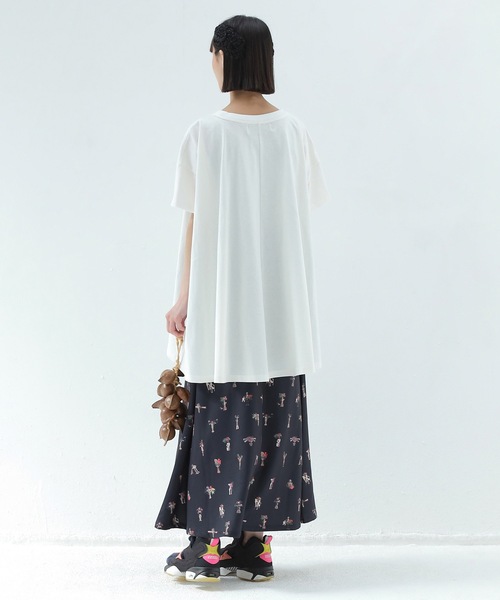bedsidedrama（ベットサイドドラマ）の「Star Relic Shirts Skirt（スカート・レディース・ブラック/ベージュ・1/2）」の4枚目の写真