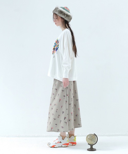 bedsidedrama（ベットサイドドラマ）の「Star Relic Shirts Skirt（スカート・レディース・ブラック/ベージュ・1/2）」の7枚目の写真