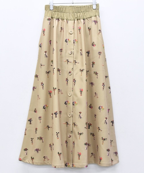 bedsidedrama（ベットサイドドラマ）の「Star Relic Shirts Skirt（スカート・レディース・ブラック/ベージュ・1/2）」の9枚目の写真