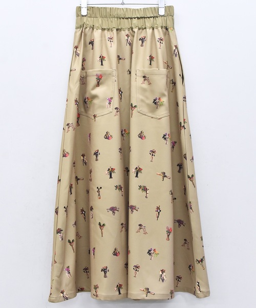 bedsidedrama（ベットサイドドラマ）の「Star Relic Shirts Skirt（スカート・レディース・ブラック/ベージュ・1/2）」の10枚目の写真