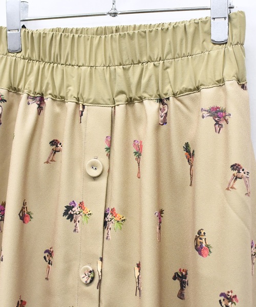 bedsidedrama（ベットサイドドラマ）の「Star Relic Shirts Skirt（スカート・レディース・ブラック/ベージュ・1/2）」の11枚目の写真