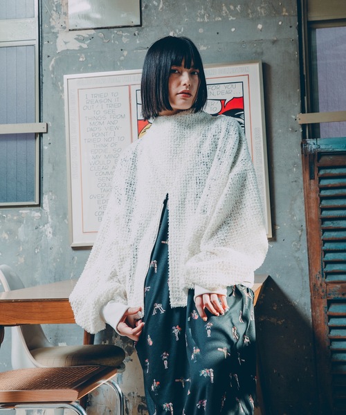 bedsidedrama（ベットサイドドラマ）の「Star Relic Shirts Skirt（スカート・レディース・ブラック/ベージュ・1/2）」の14枚目の写真