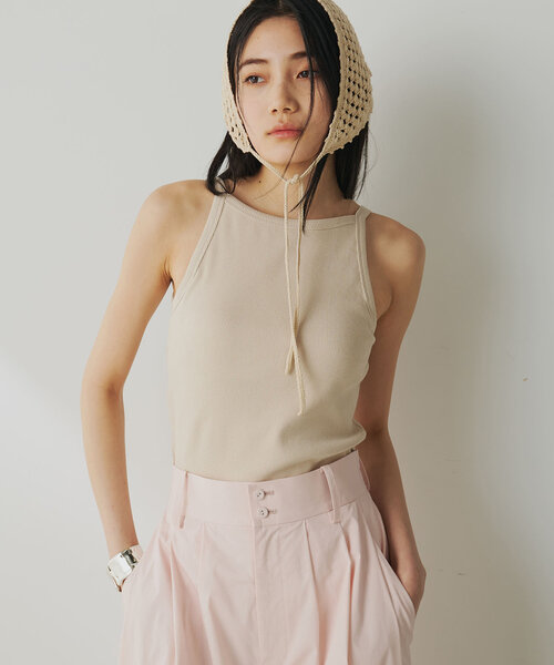 セール】カップ付きベアテレコキャミ（キャミソール）｜Whim Gazette