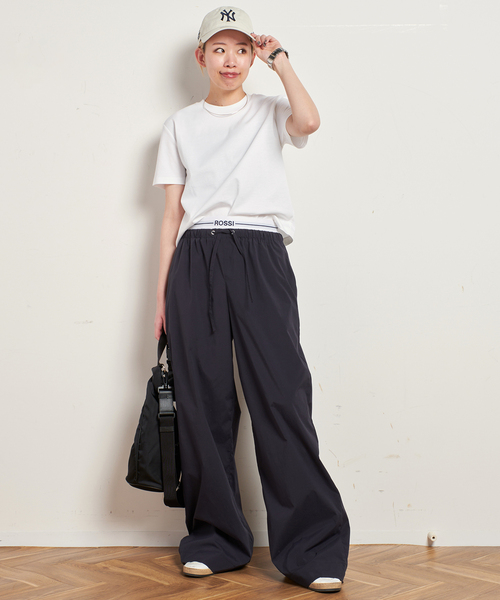 AP STUDIO(エーピーストゥディオ)の「コンパクトTシャツ(Tシャツ/カットソー・レディース・ブラウン/ベージュ/ブラック/ホワイト・FREE)」の7枚目の写真