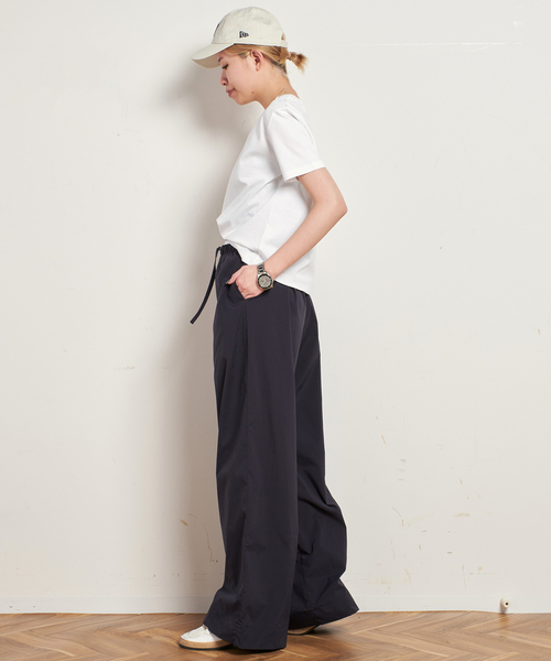 AP STUDIO(エーピーストゥディオ)の「コンパクトTシャツ(Tシャツ/カットソー・レディース・ブラウン/ベージュ/ブラック/ホワイト・FREE)」の8枚目の写真