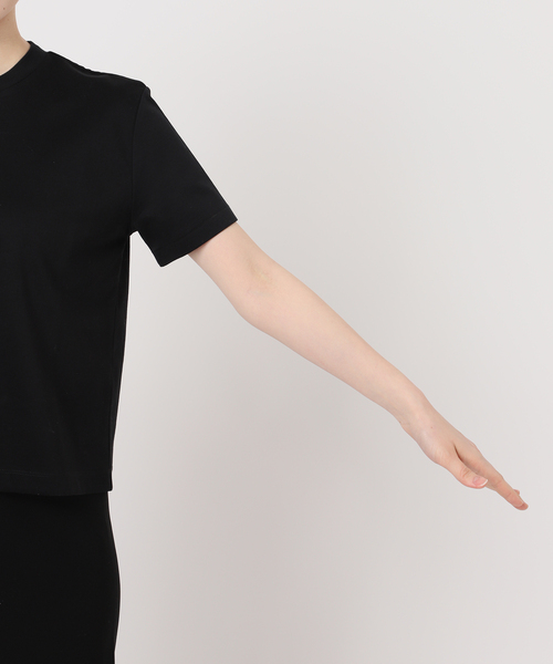 AP STUDIO(エーピーストゥディオ)の「コンパクトTシャツ(Tシャツ/カットソー・レディース・ブラウン/ベージュ/ブラック/ホワイト・FREE)」の15枚目の写真