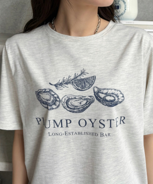 Good Riddance(グッドリダンス)の「【Good Riddance】オイスター オーバーサイズTシャツ(Tシャツ/カットソー・レディース・オフホワイト/ナチュラル/ブラック・FREE)」の14枚目の写真