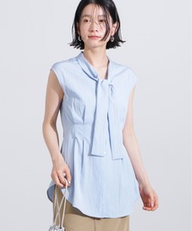 N.（N. Natural Beauty Basic） | ウエストタックボウタイブラウス(シャツ/ブラウス)