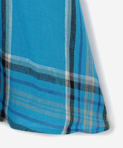 O'NEIL of DUBLIN(オニールオブダブリン)の「O'NEIL OF DUBLIN | リネン キャミソールワンピース WOMEN(ワンピース・レディース・ブルー系その他/グリーン系その他・8)」の12枚目の写真