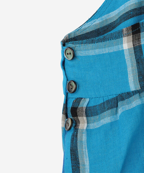 O'NEIL of DUBLIN(オニールオブダブリン)の「O'NEIL OF DUBLIN | リネン キャミソールワンピース WOMEN(ワンピース・レディース・ブルー系その他/グリーン系その他・8)」の13枚目の写真