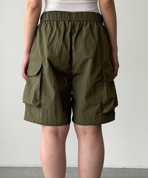 CANAL JEAN（キャナルジーン）の「choice_cnl　カーゴハーフパンツ（カーゴパンツ・レディース・カーキ・LARGE/X-LARGE）」の10枚目の写真