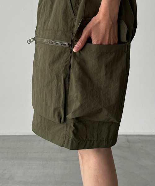 CANAL JEAN（キャナルジーン）の「choice_cnl　カーゴハーフパンツ（カーゴパンツ・レディース・カーキ・LARGE/X-LARGE）」の14枚目の写真