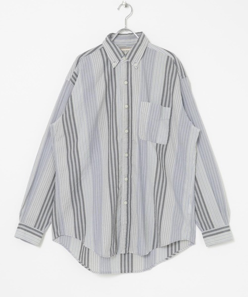 FREEMANS SPORTING CLUB(フリーマンズ スポーティング クラブ)の「FREEMANS SPORTING CLUB CHRYSTIE SHIRT(シャツ/ブラウス・メンズ・ブルー/グリーン・SMALL/MEDIUM)」の1枚目の写真