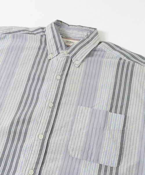 FREEMANS SPORTING CLUB(フリーマンズ スポーティング クラブ)の「FREEMANS SPORTING CLUB CHRYSTIE SHIRT(シャツ/ブラウス・メンズ・ブルー/グリーン・SMALL/MEDIUM)」の8枚目の写真