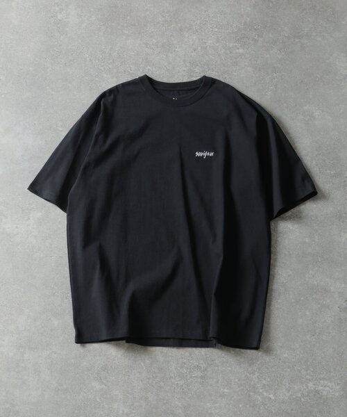 EDIFICE（エディフィス）の「SAVIGNAC (サヴィニャック) 別注 French Company プリント Tシャツ（Tシャツ/カットソー・メンズ・ブラック系その他/ブラック/ホワイト×ホワイト/アイボリー/ホワイト/ホワイト系その他/グリーン/ブルー系その他・MEDIUM/LARGE/X-LARGE）」の12枚目の写真
