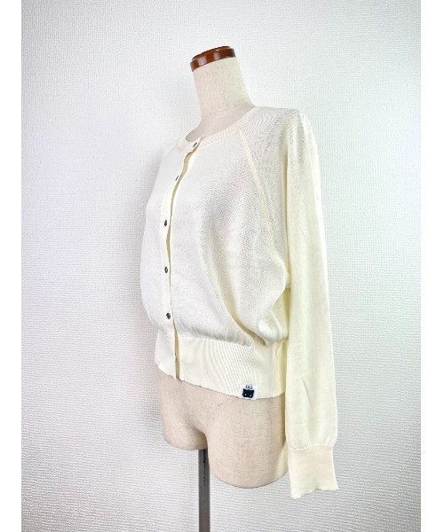 Rydia（リディア）の「ドルマンカーデ（カーディガン/ボレロ・レディース・ブラック/サックスブルー/オフホワイト・M）」の5枚目の写真