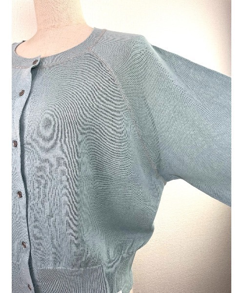 Rydia（リディア）の「ドルマンカーデ（カーディガン/ボレロ・レディース・ブラック/サックスブルー/オフホワイト・M）」の14枚目の写真