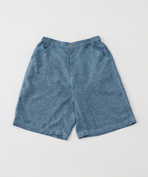 whimsy パンツ セール】Whimsy / ウィムジー LINEN PAINTER BAGGY SHORT