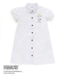 PEANUTS（ピーナッツ）の「【PEANUTS×SLAP SLIP】75周年プリントシャツワンピース(80~130cm)（ワンピース）」