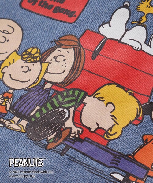 SLAP SLIP(スラップスリップ)の「【PEANUTS×SLAP SLIP】75周年プリントシャツワンピース(80~130cm)(シャツワンピース・キッズ・ブルー/オフホワイト・130cm/120cm/100cm/110cm/90cm/80cm)」の19枚目の写真
