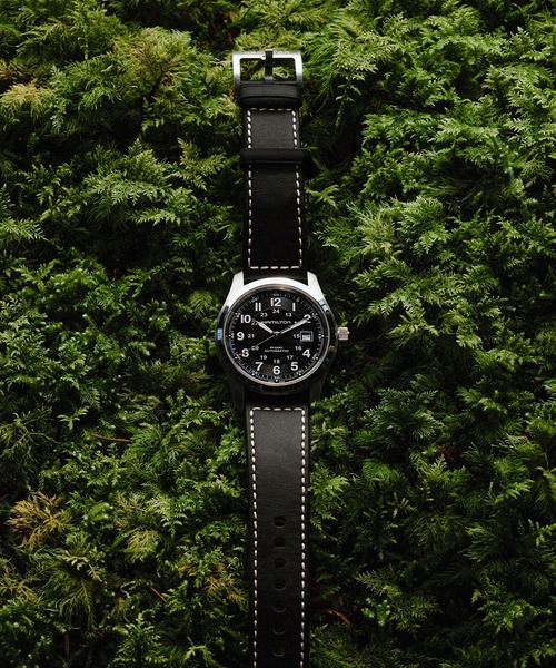 HAMILTON（ハミルトン）の「HAMILTON [ハミルトン] 腕時計 Khaki Field （カーキ フィールド）  オート 自動巻き 42MM ブラック×ブラック（アナログ腕時計・メンズ・ブラック・FREE）」の7枚目の写真