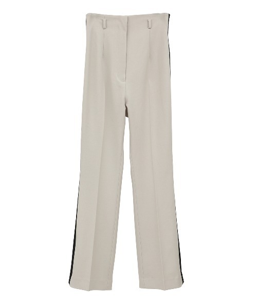 パンツ CLANE HIGH WAIST SIDE LINE PANTS NAVY 1 CLANE - ハイウエストパンツ - HIGH WAIST SIDE LINE PANTS