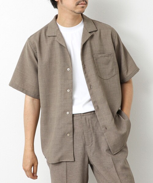 NOLLEY’S(ノーリーズ)の「《EVALET》メッシュ吸水速乾ストレッチシャツ 25SS(シャツ/ブラウス・メンズ・ベージュ/ネイビー/ブラック・S/M/L)」の3枚目の写真