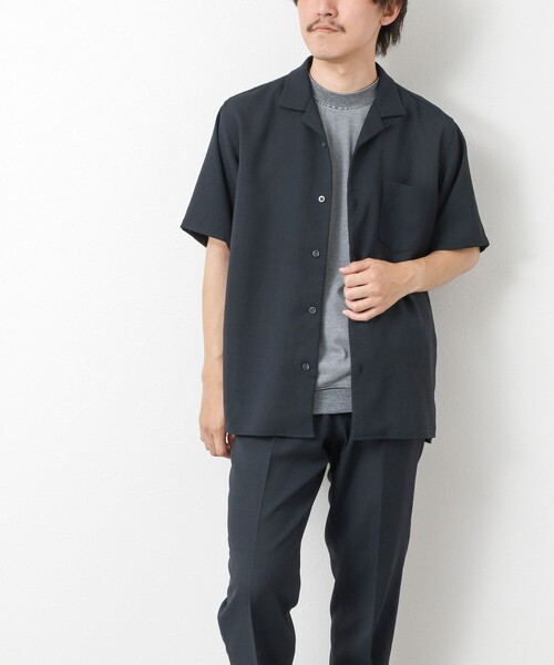 NOLLEY’S(ノーリーズ)の「《EVALET》メッシュ吸水速乾ストレッチシャツ 25SS(シャツ/ブラウス・メンズ・ベージュ/ネイビー/ブラック・S/M/L)」の12枚目の写真