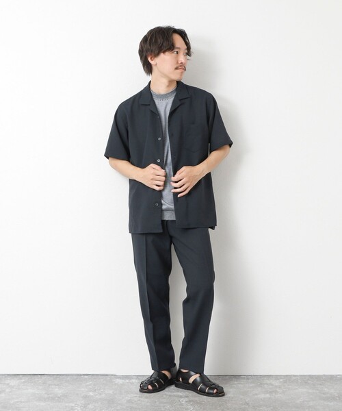 NOLLEY’S(ノーリーズ)の「《EVALET》メッシュ吸水速乾ストレッチシャツ 25SS(シャツ/ブラウス・メンズ・ベージュ/ネイビー/ブラック・S/M/L)」の15枚目の写真