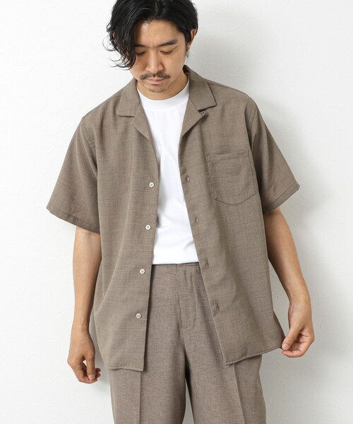 NOLLEY’S(ノーリーズ)の「《EVALET》メッシュ吸水速乾ストレッチシャツ 25SS(シャツ/ブラウス・メンズ・ベージュ/ネイビー/ブラック・S/M/L)」の19枚目の写真